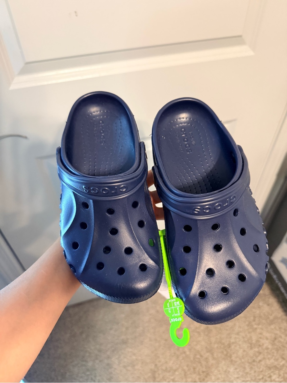Crocs Kids Classic Clog Navy Blue J3 | New With Tags